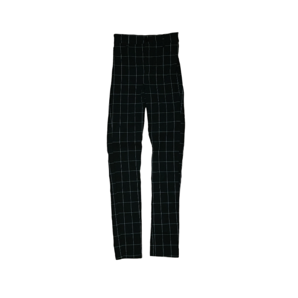 3/$30! Garage Womans Black Pants with White Stripes